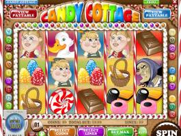 Online casino automat Candy Cottage zdarma, bez vkladu