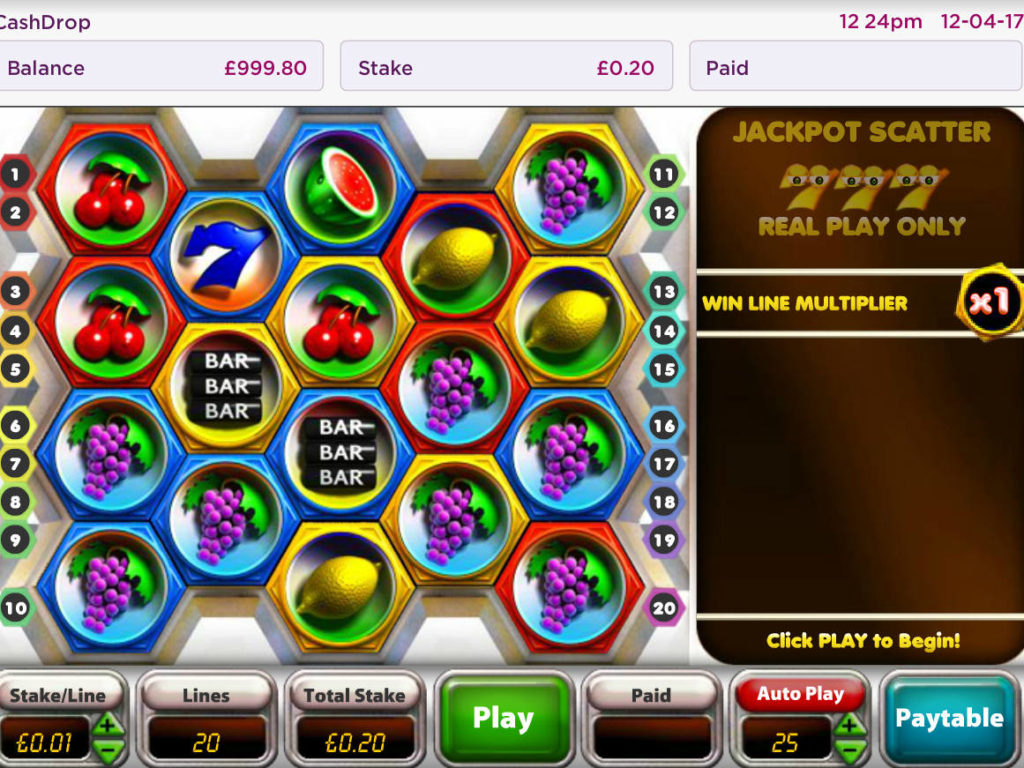 Online herní automat CashDrop zdarma