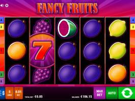 Online herní automat Fancy Fruits pro zábavu