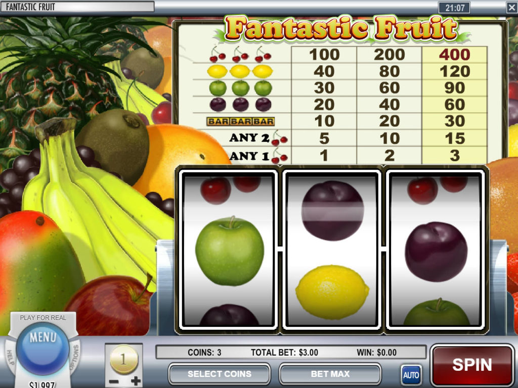Zahrajte si casino automat Fantastic Fruit zdarma