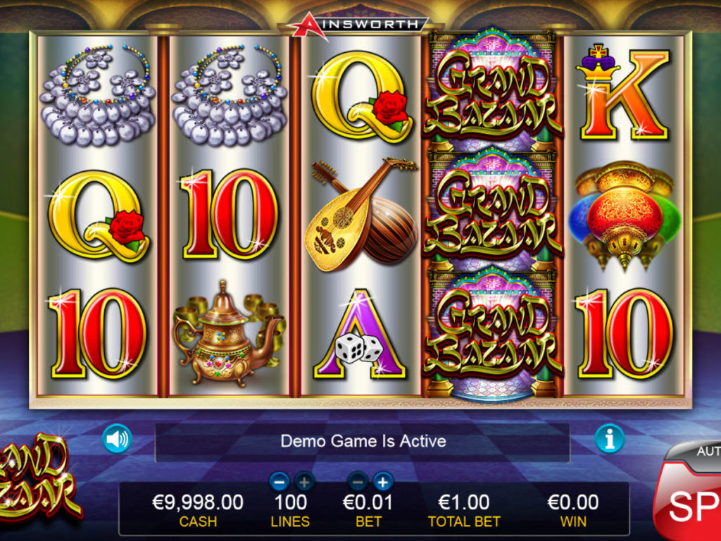 Roztočte online casino automat Grand Bazaar zdarma