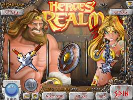 Roztočte válce casino automatu Heroes' Realm online zdarma