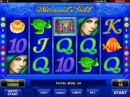 Casino automat Mermaid's Gold online