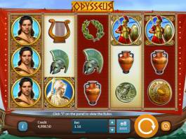 Roztočte online casino automat Odysseus bez vkladu