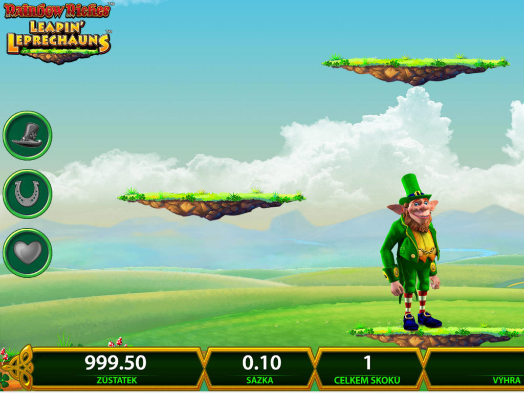 Online herní automat Rainbow Riches Leapin' Leprechauns zdarma