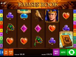 Online casino automat Ramses Book bez vkladu