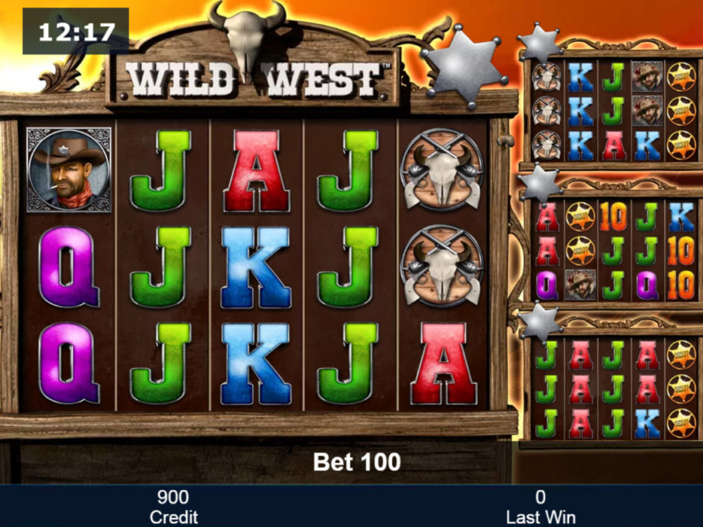 Online herní automat Wild West od společnosti Mazooma