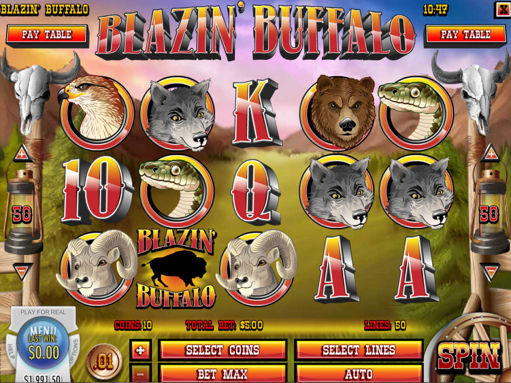 Zábavný herní automat Blazin' Buffalo zdarma