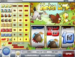 Obrázek z online casino automatu Chicken Little zdarma