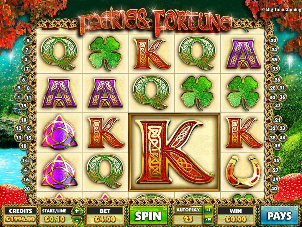 Obrázek z casino automatu Faeries Fortune online