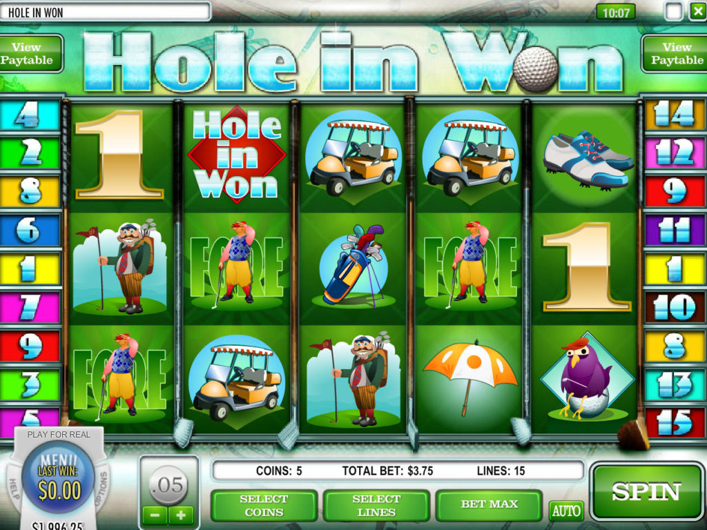 Casino automat Hole in Won zdarma