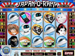 Obrázek z online casino automatu Japan-O-Rama zdarma