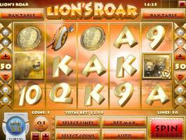 Obrázek z casino automatu Lion's Roar