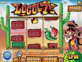 Casino automat Loco 7's bez stahování