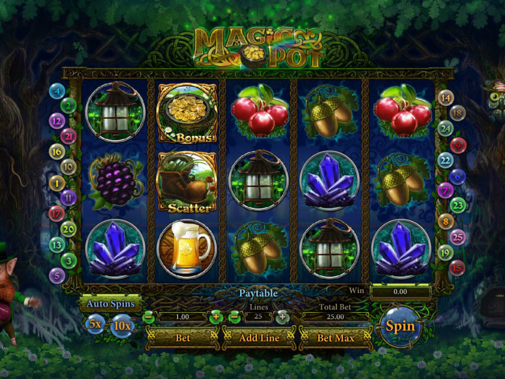 Online casino automat Magic Pot bez vkladu