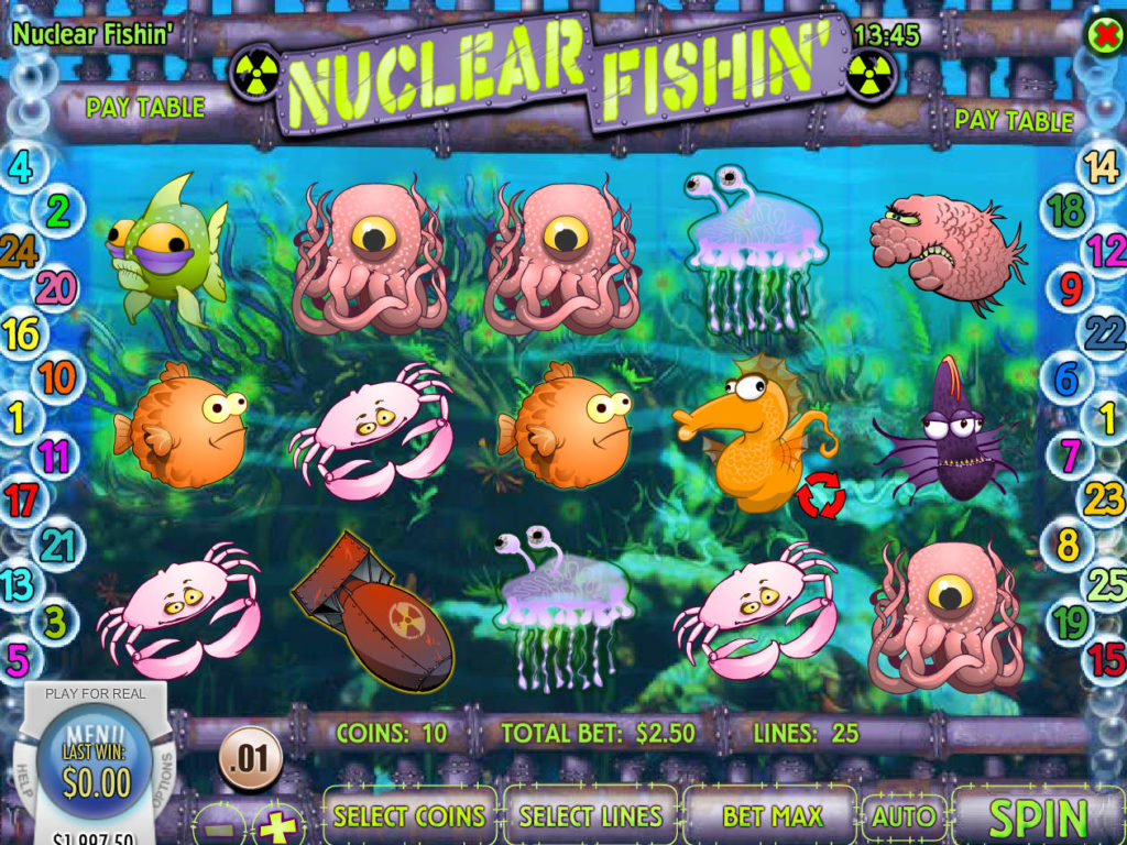 Nuclear Fishin' online automat zdarma