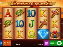 Casino automat Pharao's Riches zdarma