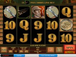 Online casino automat Sherlock Mystery zdarma