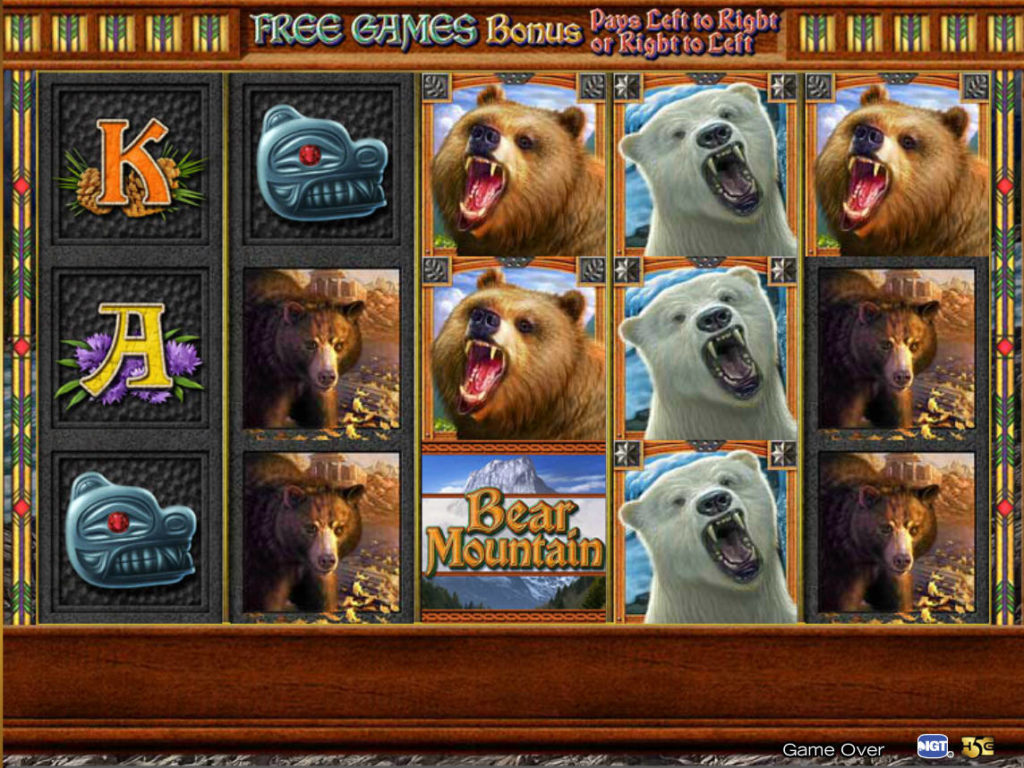 Online casino automat Bear Mountain bez stahování
