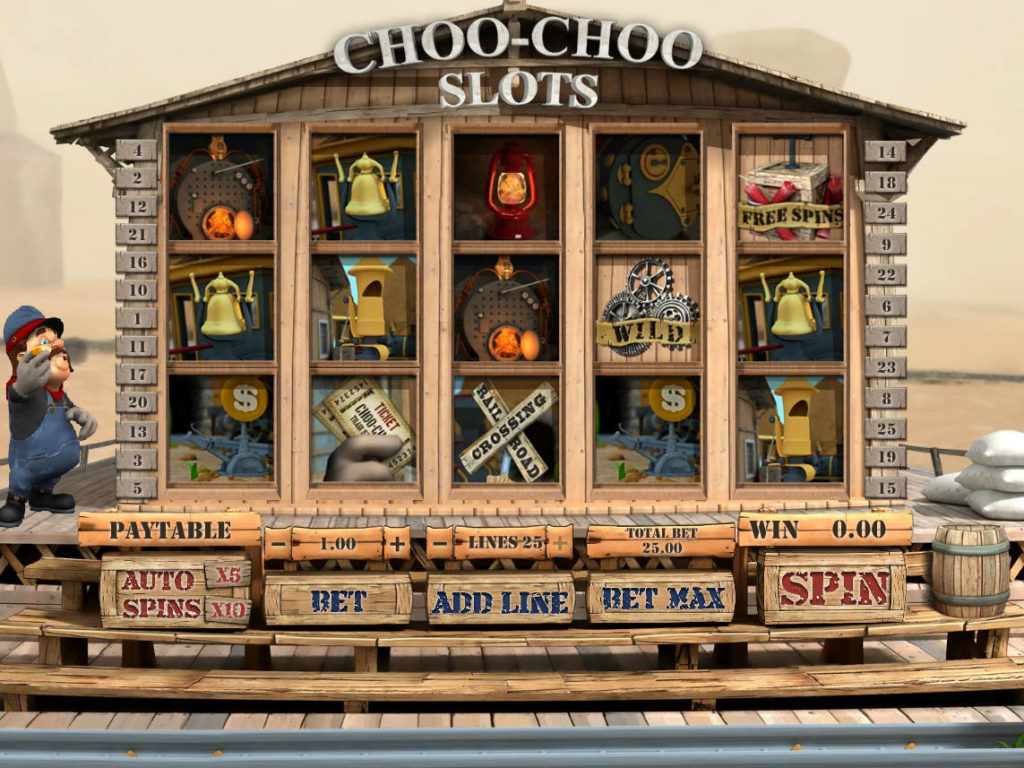 Online casino automat Choo-Choo Slots zdarma