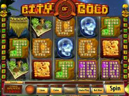 Zahrajte si online casino automat City of Gold zdarma, bez vkladu
