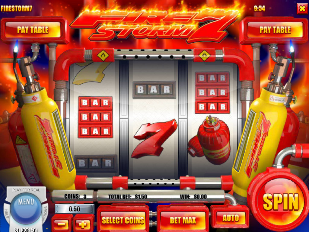 Zahrajte si online automat Firestorm 7 od vývojářské společnosti Rival Gaming