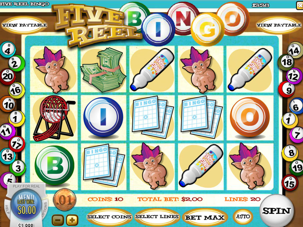 Online herní automat Five Reel Bingo