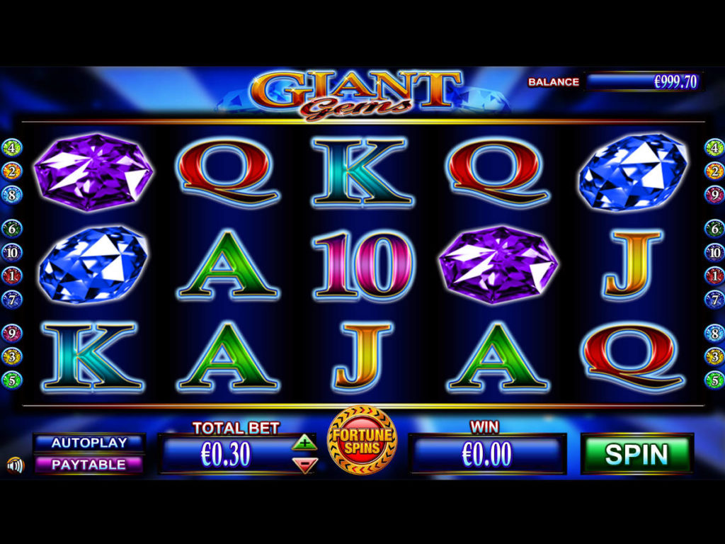 Zahrajte si online casino automat Giant Gems