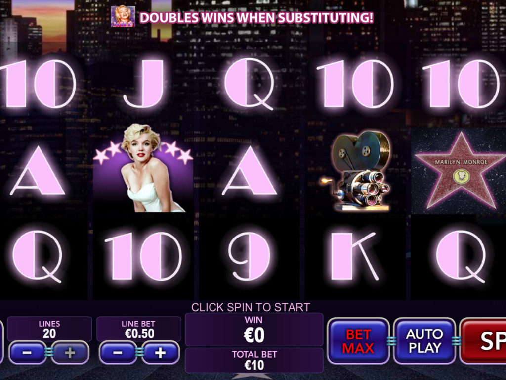 Casino automat Marilyn Monroe bez stahování