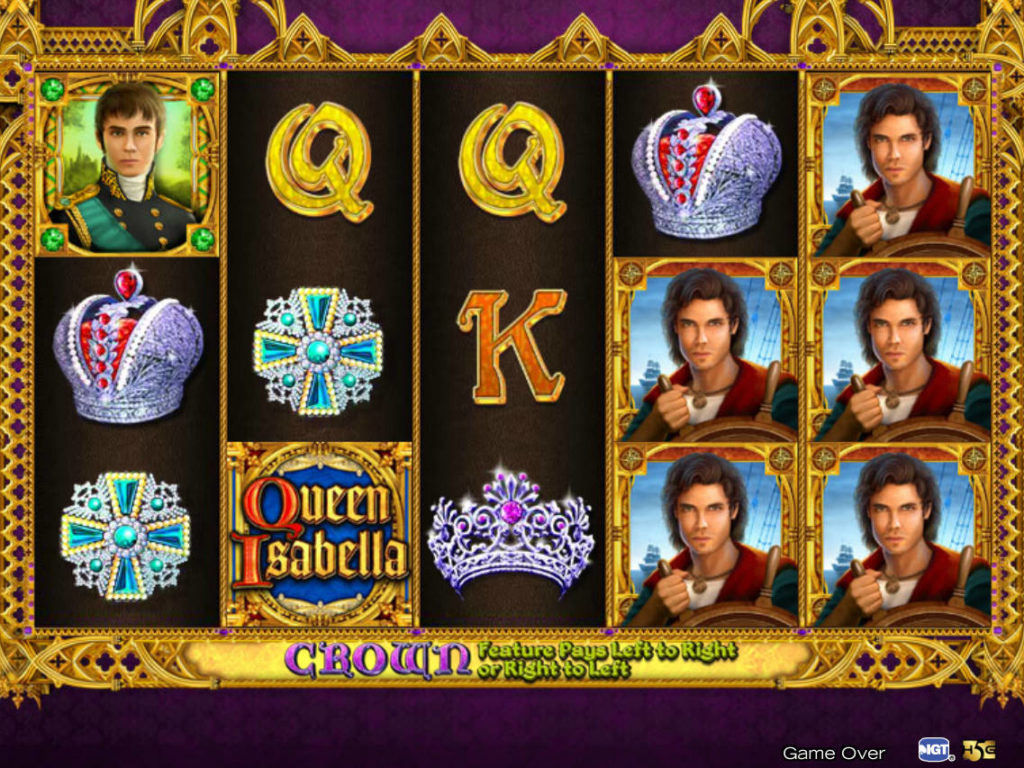 Obrázek z herního automatu Queen Isabella zdarma