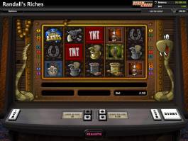 Online herní automat Randall's Riches zdarma, bez vkladu
