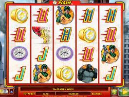 Online casino automat The Flash bez vkladu