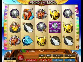 Casino automat Viking and Striking zdarma