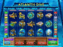 Online casino automat Atlantis Dive