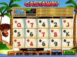 Roztočte online casino automat Castaway zdarma
