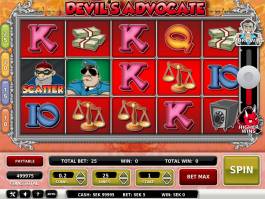 Online herní automat Devil's Advocate zdarma