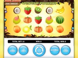 Obrázek z online casino automatu Jungle Fruits