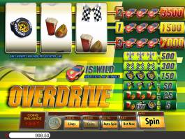 Obrázek z casino automatu Overdrive zdarma