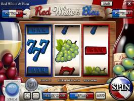 Casino automat Red, White and Bleu zdarma