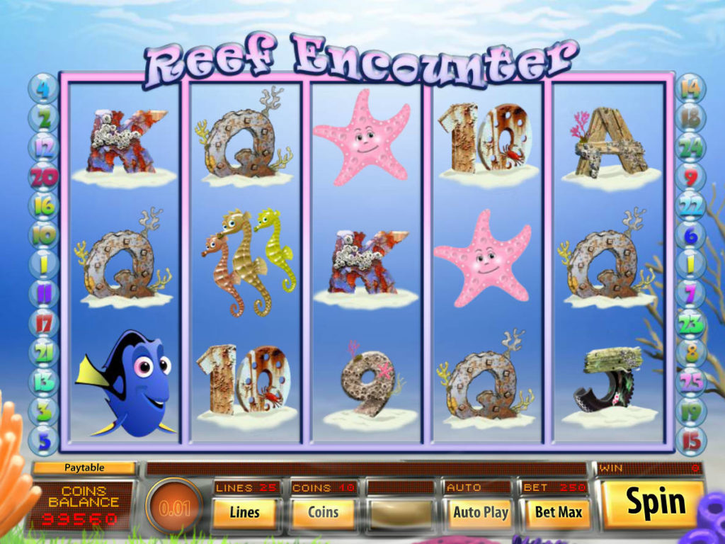 Online casino automat Reef Encounter