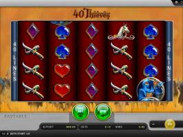 Zábavný casino automat 40 Thieves zdarma
