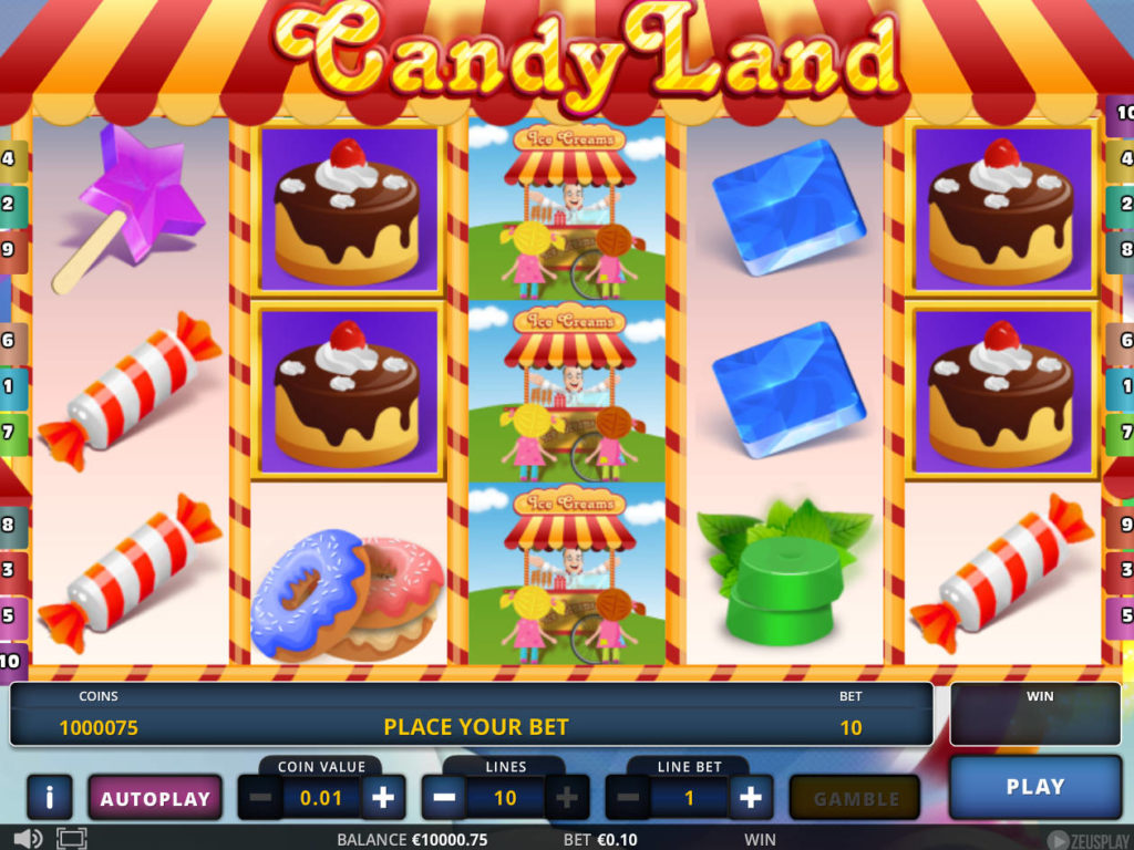 Zahrajte si online casino automat Candy Landy zdarma