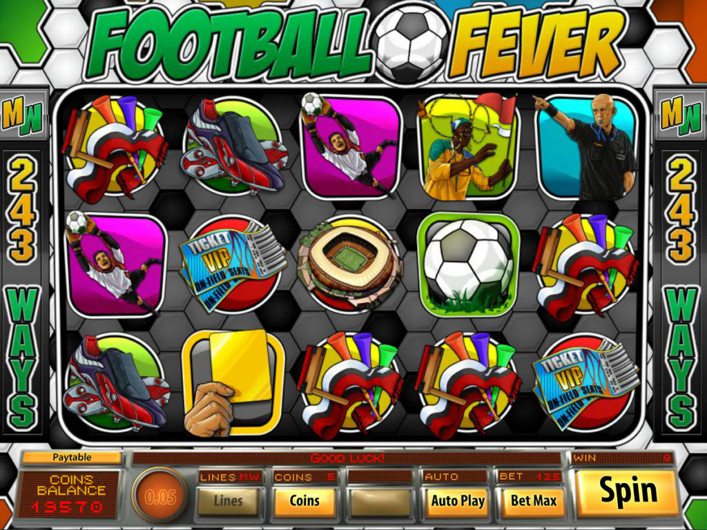Online casino automat Football Fever zdarma