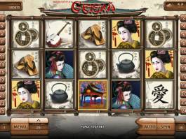 Online herní automat Geisha bez vkladu