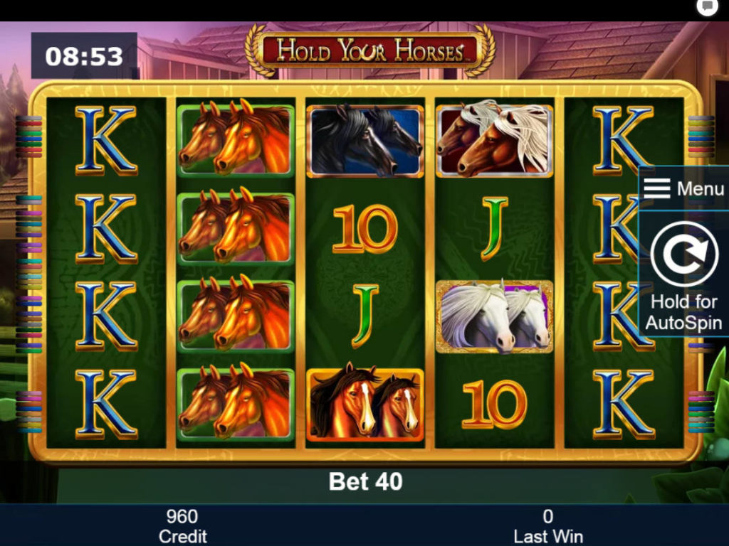 Online casino automat Hold Your Horses zdarma