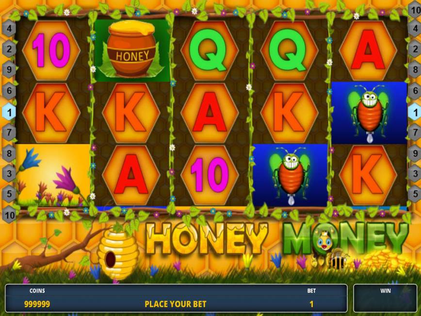 Online herní automat Honey Money zdarma