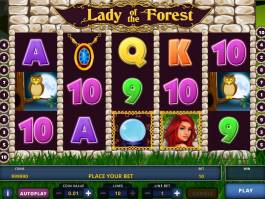 Casino automat Lady of the Forest zdarma