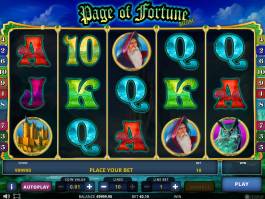 Casino automat Page of Fortune Deluxe zdarma