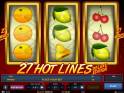 Online casino automat 27 Hot Lines Deluxe Edition zdarma