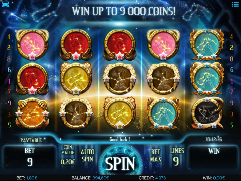 Zahrajte si casino automat Astro Magic online, zdarma